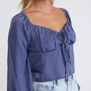 PacSun Blue Blouse